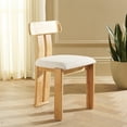 thumbnail image 2 of Safavieh Cayde Modern Wood Dining Side Chairs, Cream / Light Blonde, 2 of 8