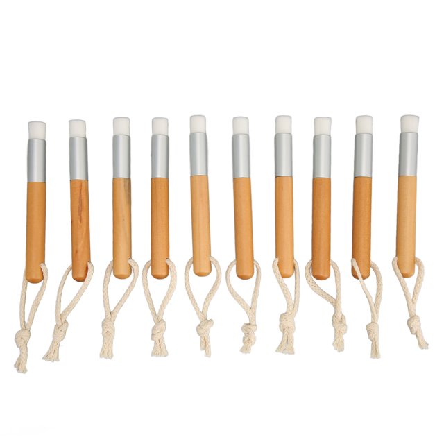 10 cepillos para champú de pestañas, limpieza profunda de poros nasales, cepillo cosmético limpiador de pestañas con cordón.