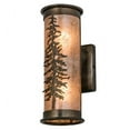 thumbnail image 5 of Meyda Tiffany 217915 Tall Pines 2 Light 12" Tall Hand Made Wall Sconce - MultiColor, 5 of 7