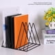 thumbnail image 3 of Estantería de escritorio Viccilley, creativa estantería triangular de hierro y metal, organizador de archivos, para oficina, decoración del hogar (negro/6.7 x 8.1 x 7 pulgadas), 3 of 8