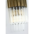 thumbnail image 3 of Design Living 3-Light D6.3'' Brass Stainless Steel Frame Wall Sconce, 3 of 5