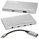 thumbnail image 1 of Concentrador USB4 Plugable Negro con Carga de 60 W para Pantalla única 8K o Doble 4K Compatible con, 1 of 8