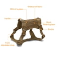 thumbnail image 4 of Arnés para perros Hebillas de tela impermeable Cinta de sujeción rápida Manija MOLLE, 4 of 8