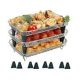 thumbnail image 1 of Air Fryer Rack For Ninja Dual Basket, 3 Layers, Stacking Bacon Racks, Air Fryer Accessories For Nin Banmo, 1 of 5