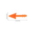thumbnail image 2 of unbranded 200Ud Creative DIY Bird Beak Supplies Orange Plastic Parts for Plush and Doll Crafting, 2 of 8