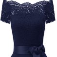 thumbnail image 3 of Ketyyh-chn99 Robes d'Invitée de Mariage pour Femmes Robe de Cocktail Robe de Soirée Maxi Élégante Taille Haute Robe de Fête de Mariage Robe Longue Bleu,m, 3 of 4