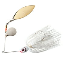 BOOYAH Blade Tandem Spinnerbait Snow White 1/4 oz.