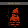 thumbnail image 2 of Mearo 2PCS Car Stickers, Car Decals, Baby on Board Car Sticker Sign Decal with Reflective Light, Self-adhesive Car Stickers and Decals, Vinyl Decals Car Accessories Universal for All Cars (Red), 2 of 7