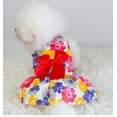thumbnail image 2 of Zhuge Vestido para cachorro, bonito vestido de princesa para gato, falda para perro para perros pequeños, A166, L, 2 of 4