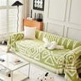 thumbnail image 7 of Geometric Printed Sofa Blanket Chenille Dustproof Anti-scratch Sofa Mat Multipurpose Furniture Protection Cover, 7 of 7