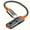 Orange, variant on Type-c to 3.5mm Headphone + Charging Two-in-One Converter with DAC Chip PD 60W Fast Charging, Soundless Quality