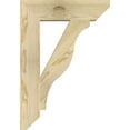thumbnail image 3 of Ekena Millwork 4"W x 18"D x 26"H Funston Slat Rough Sawn Bracket, Douglas Fir, 3 of 4