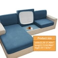thumbnail image 2 of Matoen12 Household Sofa Covers Washable Elastic Polyester Sofa Slipcovers, High Stretch Non-Slip Couch Cover Replacement, Pet-Friendly Modern Home Decor, 53"-65" x 26"-37" x 2"-8", 1PC, Blue, 2 of 7