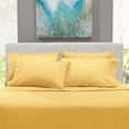thumbnail image 3 of Extra Deep Pocket Sheets - Fits Mattress 18-24 Inches Deep - Extra Deep Pocket Full Size Sheets Sets - 6 Piece Full Size Sheets - Full Sheets Deep Pocket for Home, Bedroom, Apartment, Mellow Yellow, 3 of 5