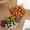 Orange, variant on Flowers Decoration Bouquet Heads Silk 21-Piece Home Floral Arrangement for Elegant Interiors and Seasonal Displays, 12.2×6.69 inch, Orange