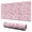 Cat Bow Paw, variant on 31.5x11.8 Inch Gaming Mouse Pad, Non-Slip Stitched Rubber Desk Mat for Desktop & Laptop,Cat Bow Paw Pink Pattern