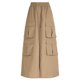 thumbnail image 3 of Falda Cargo Falda holgada para mujer Estilo Y2K Color sólido Cintura elástica Traje de calle de ajuste holgado Cgtredaw Caqui S para Mujer, 3 of 6