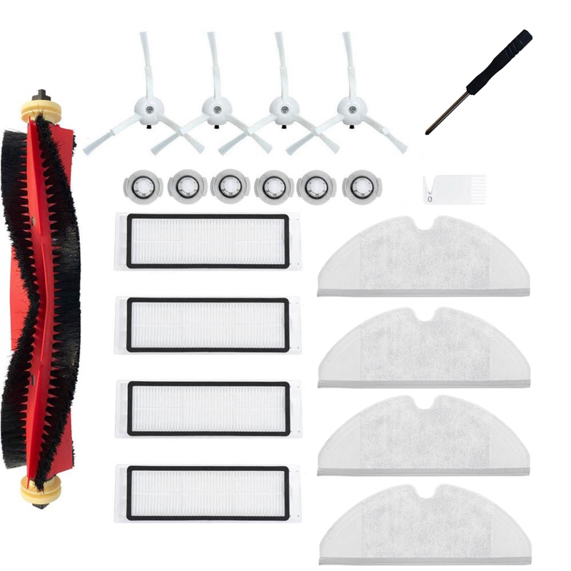 Replacement Accessory Set Mop Cloths Rags Roller Main Brush HEPA Filter for  S5 MAX S6 Pure S6 MaxV Spare - Walmart.com
