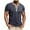 Navy, variant on Mlzmgr Mens T Shirts V Neck Button up Short Sleeve Shirts with Pockets Breathable Casual Shirts