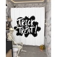 thumbnail image 5 of Halloween Trick or Treat Shower Curtain Set ，Waterproof Fabric Shower Curtains Shower Curtains for Bathroom,Bathroom Decor 72"x72", 5 of 6