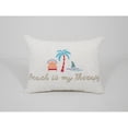 thumbnail image 1 of Essential Coastal Beach Therapy Lumbar Pillow, 1 of 1