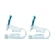 thumbnail image 3 of Juego de pistolas para perforar las orejas Desechables Pistolas para perforar las orejas Seguridad para el hogar Kit de perforación para las orejas Herramienta con espárragos para las orejas 2pcs Pend Feliz Sencillez, 3 of 5