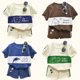 thumbnail image 5 of Children's Sets mother Kids Clothes Boys Girl T-shirt Shorts 2PCS  Short sleeve Baby Children Clothing Toddler Suit Suit Striped, 5 of 6