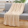 thumbnail image 3 of Toalla de baño de algodón de primera calidad 140x70cm Suave absorbente Secado rápido Seda dorada Toallita de algodón roto para casa Baño Spa Gimnasio Viajes Tamaño adulto Lujo Comodidad 300g Peso, 3 of 5