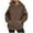 Coffee, variant on HAiming Oversize Hoodies for Women Casual Long Sleeve Pullover Solid Color Hooded Sweatshirt with Pocket