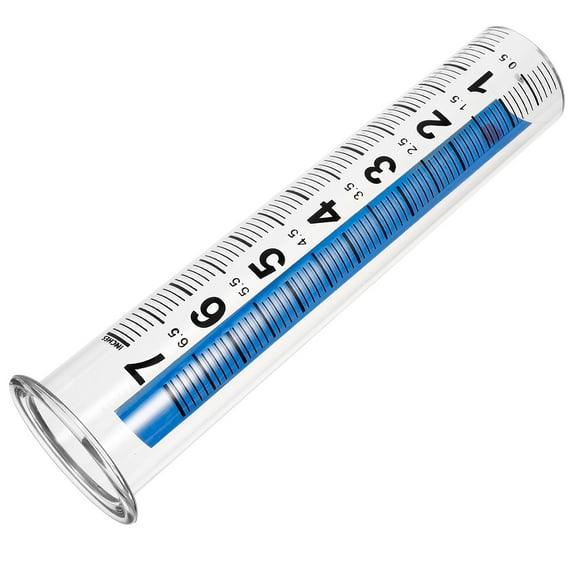 Koolleo Rain Measuring Tube Plastic Rain Gauge Rain Measuring Tool Transparent Rain Gauge