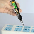 thumbnail image 4 of 2 In 1 Digital Display Induction Test Pencil Non Con Tact AC Voltage 30 1000V/Con Tact AC Voltage 11 450V LED Flashlight B Uzzer Alarm For Live/Null Wire Judgment Welding Table Clamps 3/4 Fence Posts, 4 of 4