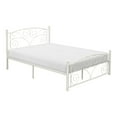 thumbnail image 2 of Solace White Metal Frame Full Platform Bed, 2 of 4