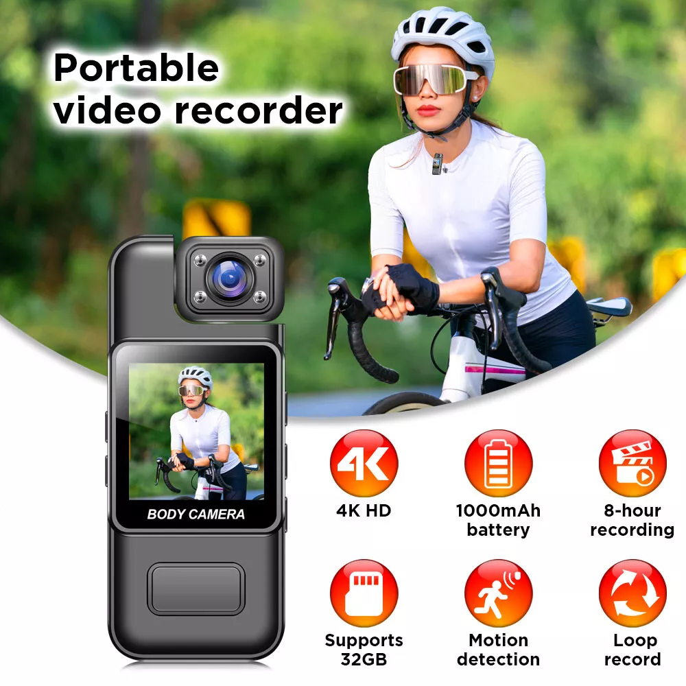 1080P HD Mini WiFi Camera Portable Video Recorder Body Cam Infrared Night Vision