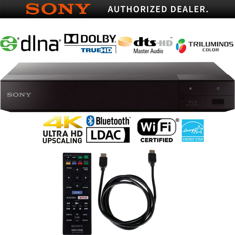 Lecteur de diffusion continue Blu-ray 4K BDP-S6700 avec Wi-Fi de Sony