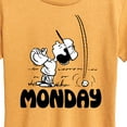 thumbnail image 3 of Peanuts - Lucy Monday - Women's Short Sleeve Graphic T-Shirt, 3 of 7