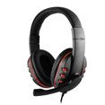 thumbnail image 3 of sweethay Auriculares para juegos Auriculares con cable de 3,5 mm PC Consola de juegos Control de cable Micrófono Auricular para computadora para PC Cables de audio/vídeo Rojo, 3 of 8