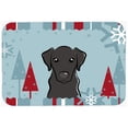thumbnail image 1 of Winter Holiday Black Labrador Glass Cutting Board, Large, 1 of 1