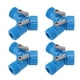 thumbnail image 5 of Tap Y Splitter 2 Way 2 Valves Hose Splitter Connector for Garden Hose Faucet EU Standard 4pcs Blue, 5 of 5