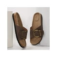 thumbnail image 6 of Women's Slip-On Sandals with Tassels and Straw Fabric - Perfect Summer Footwear, 6 of 7