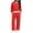 Red, variant on Txenfivo Girls Clothes 2 Pieces Outfits, Crew Neck Pullover Sweatshirt and Wide Leg Straight Pants, 5-14