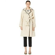 Kate Spade New York Womens 40" Trench w/Belt Sandcastle LG