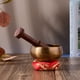 thumbnail image 5 of Conjunto de cuencos tibetanos ammoon con cuenco de sonido de metal hecho a mano de 8 cm/3 pulgadas, cojín suave y mazo de madera para meditación, sanación de chakras, yoga y relajación., 5 of 6