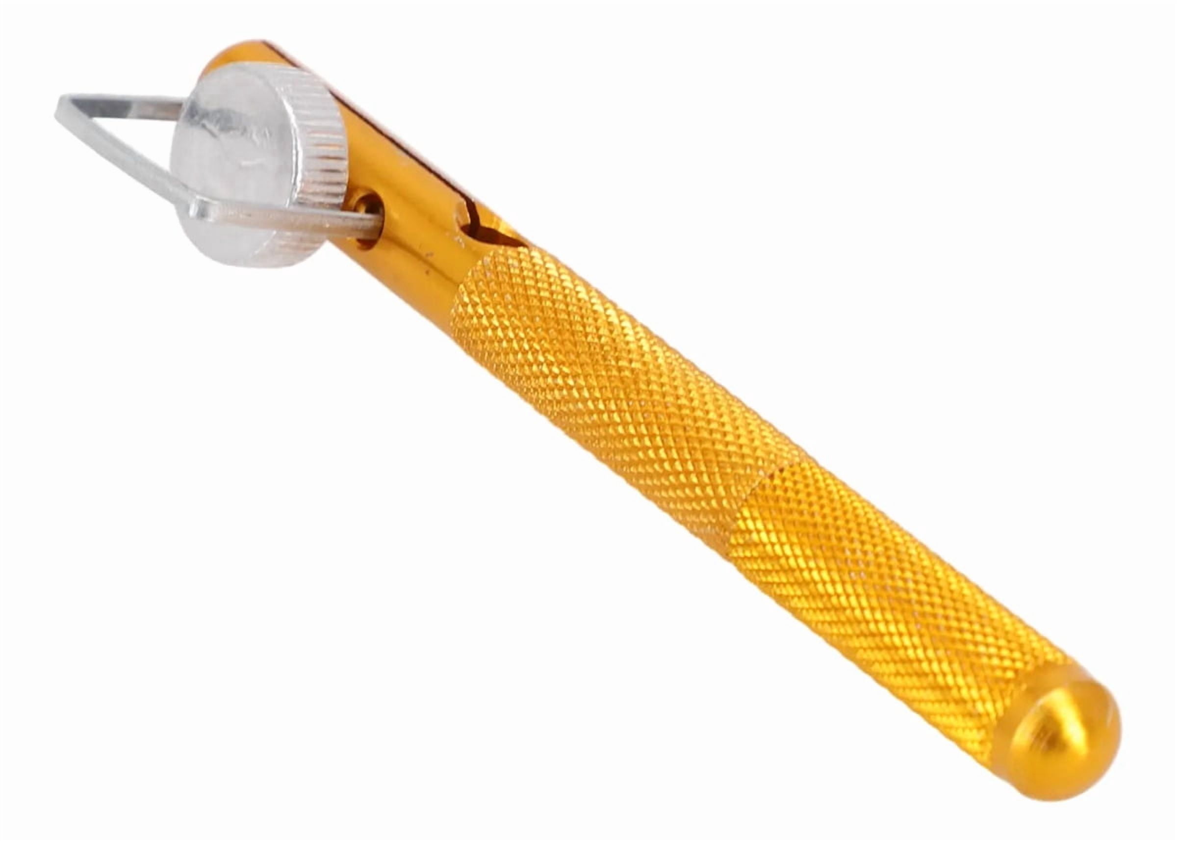 Knotted hook for cutting fishing line