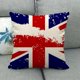 thumbnail image 1 of fundas de almohada con bandera británica, bandera de la Unión, estilo Jack, funda de almohada vintage, funda de cojín, 45x45 cm (estilo C), 1 of 2