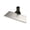 M silver, variant on Garden Hoe Head, Hand Hoe Garden Tool for Weeding Replacement Handheld Hoe Head Round Eye Hoes Planting Digging Tool Weeding Loosening Soil Hoe Head, Without Handle - Size S