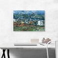 thumbnail image 2 of ARTCANVAS Landscape Around Chatou 1904 Canvas Art Print by Andre Derain - Size: 26" x 18" (1.50" Deep), 2 of 9