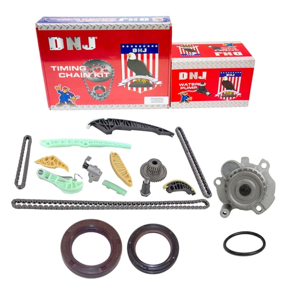 DNJ TK805DWP Timing Chain Kit with Water Pump Fits Cars & Trucks 06-09 Volkswagen 2.0L L4 DOHC