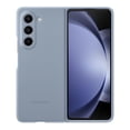 thumbnail image 1 of Funda para teléfono Samsung Galaxy Z Fold5 de piel ecológica, color azul helado, 1 of 1