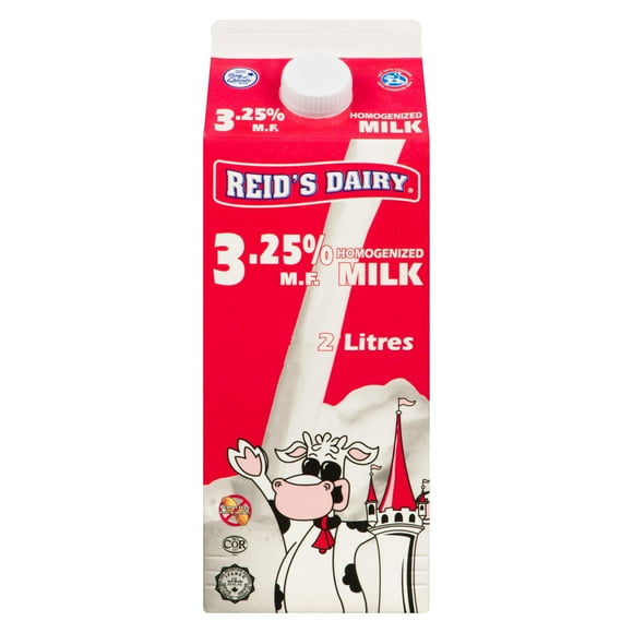 Reid's Dairy - 3.25% M.F. Homogenized Milk, 2 L