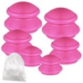 thumbnail image 1 of Set de terapia con ventosas TrelaCo Silicone, 6 unidades, para el dolor de la celulitis, 1 of 5